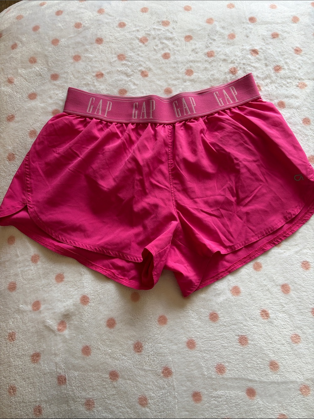 GAP Fit Bright Pink Women's Lounge Shorts with Branded Waistband